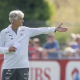 Pia Sundhage espère que ses joueuses sauront sortir de leur zone de confort à l'Euro KEYSTONE/URS FLUEELER